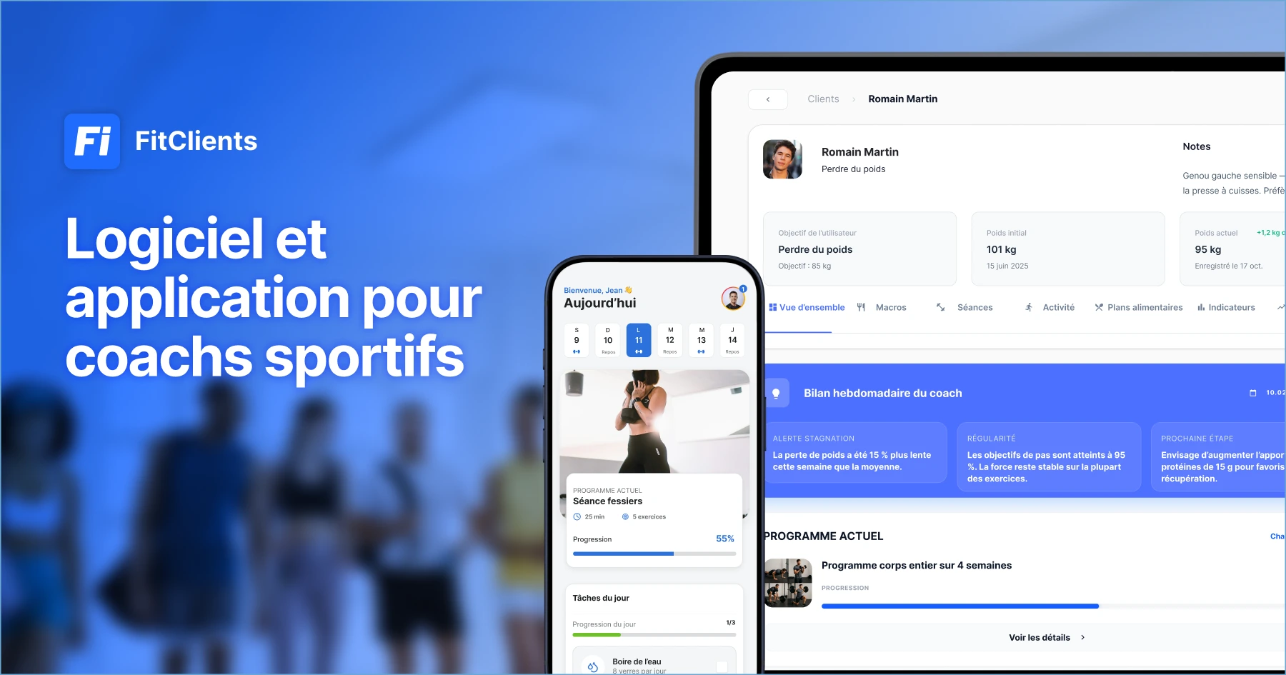 Logiciel pour coach sportif