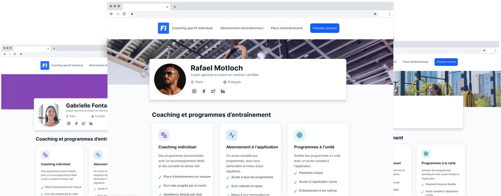 Meilleur créateur de sites web pour coachs sportifs