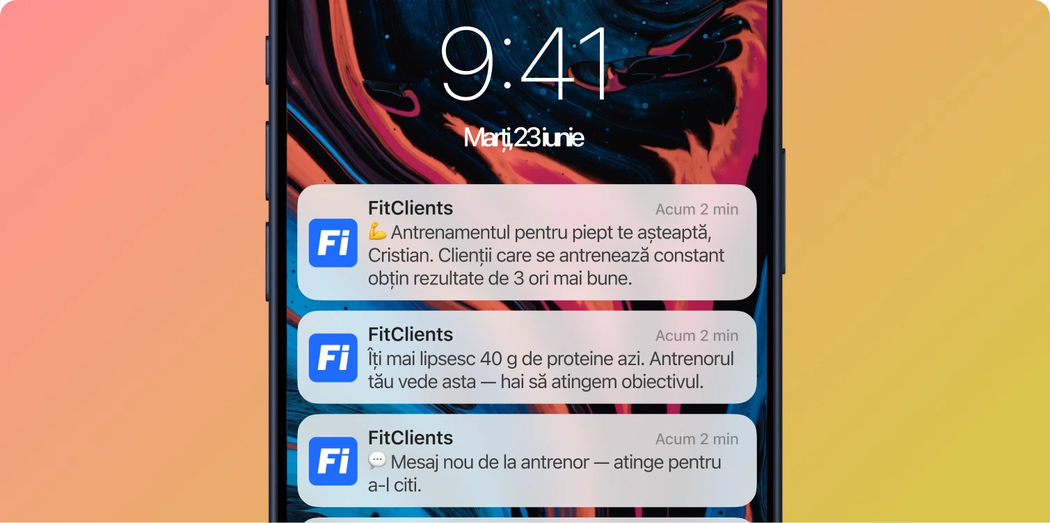 Notificări FitClients