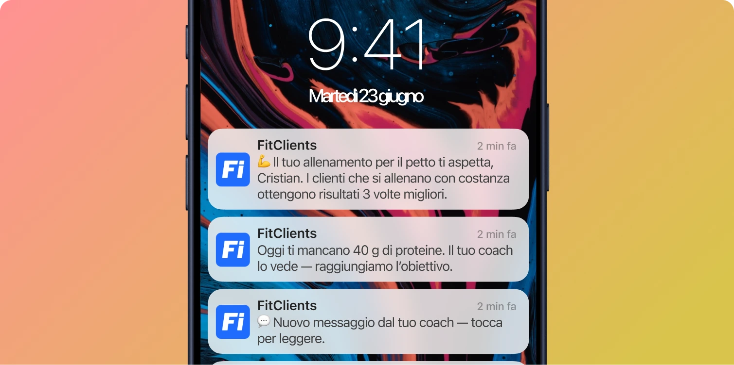 Notifiche FitClients