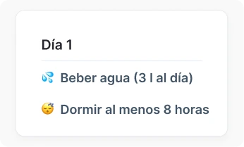 Objetivos de hábitos y conducta