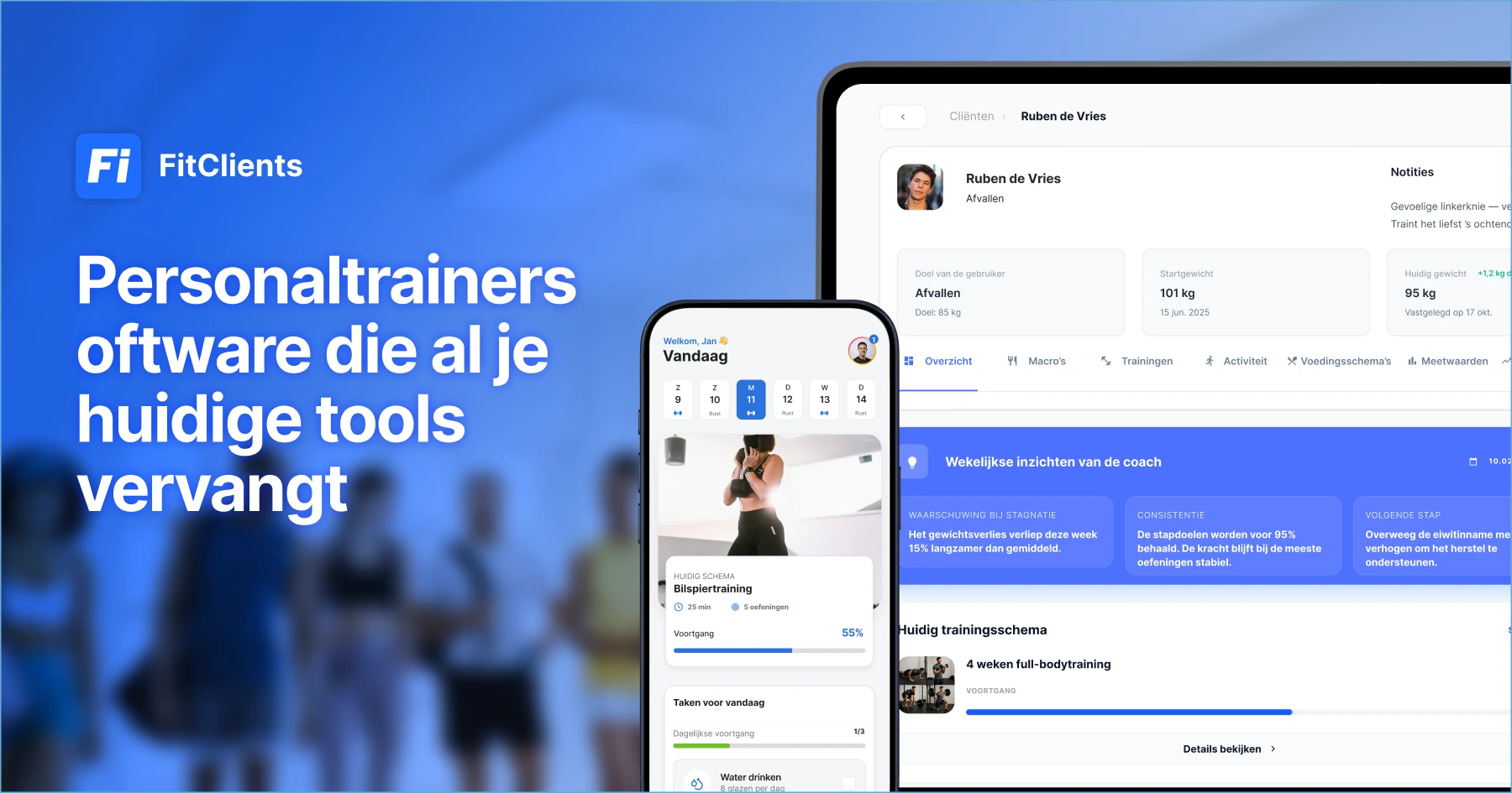 Personal trainer software