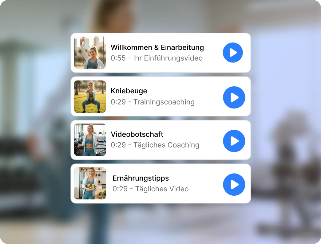 Personalisierte Fitness-App