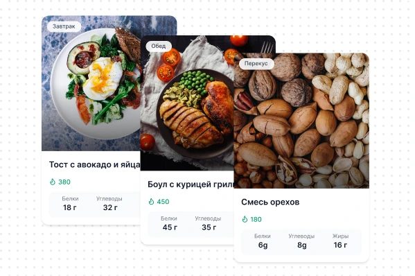 План питания от персонального тренера