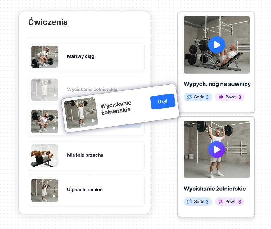 Platforma do generowania treningów dla trenerów