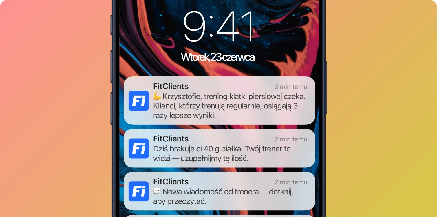 Powiadomienia FitClients
