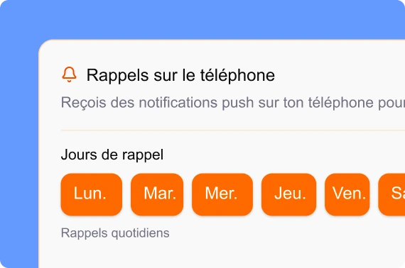Rappels pour les clients