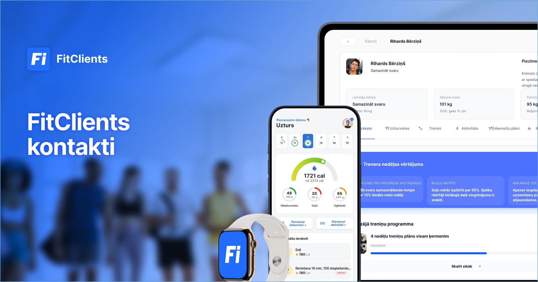 Sazinies ar FitClients