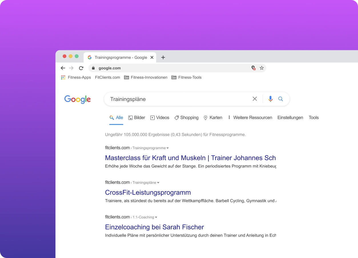 SEO für Personal-Trainer-Websites