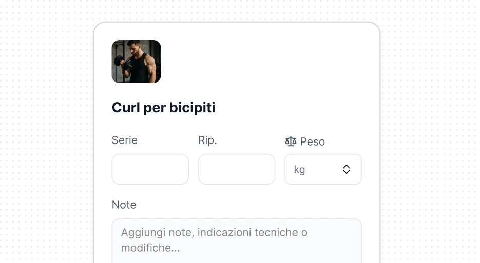 Serie e ripetizioni dei curl per bicipiti