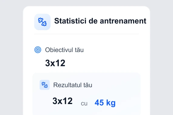 Statistici despre antrenamente