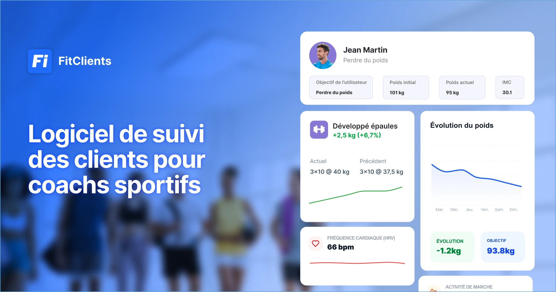 Suivi des clients pour coachs sportifs