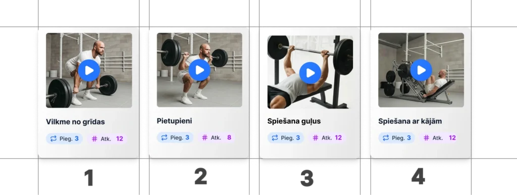Treniņu plānu ģenerators