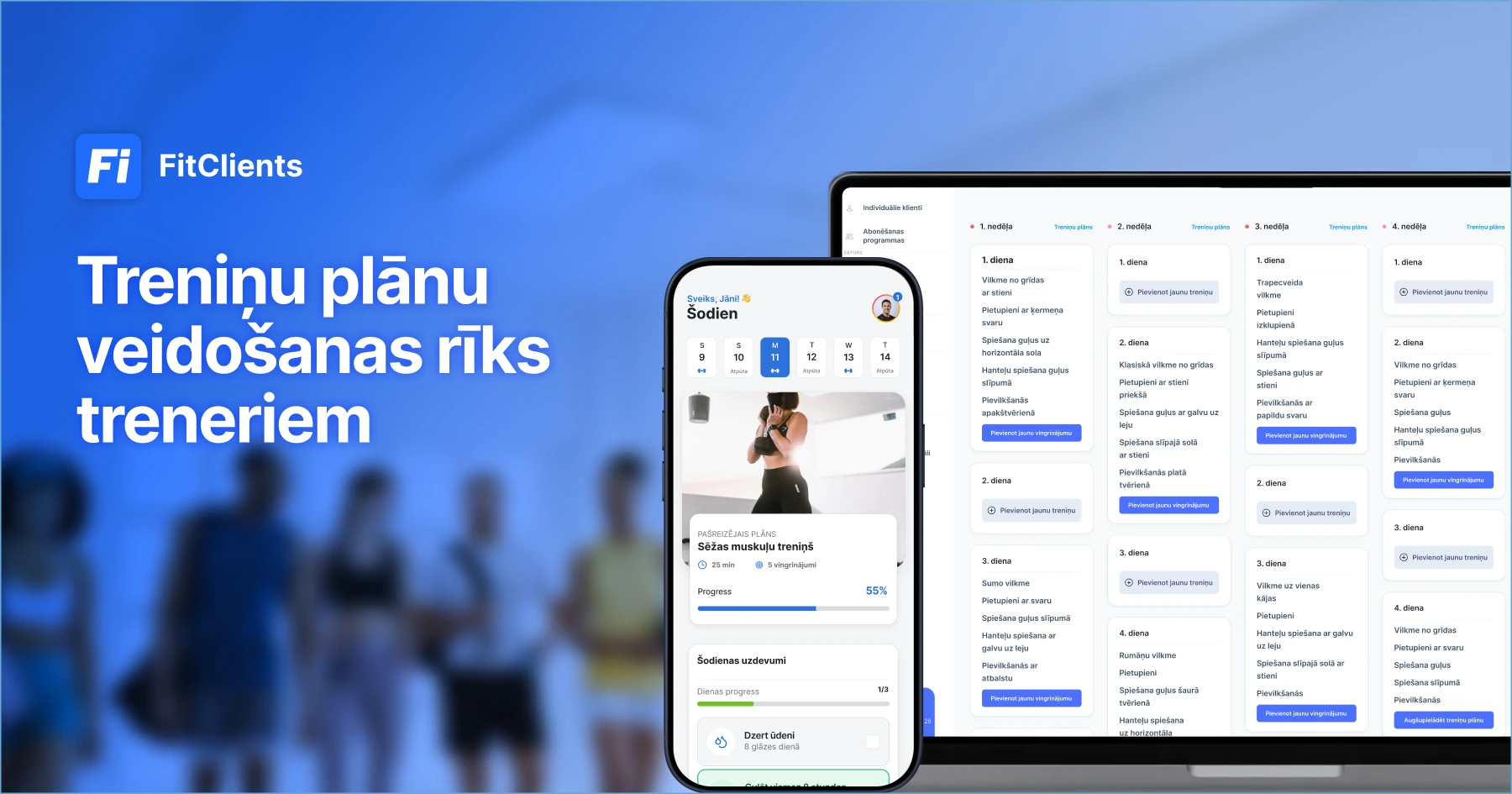 Treniņu plānu veidošanas rīks personīgajiem treneriem