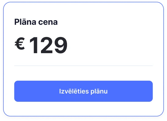 Treniņu programmu cenas