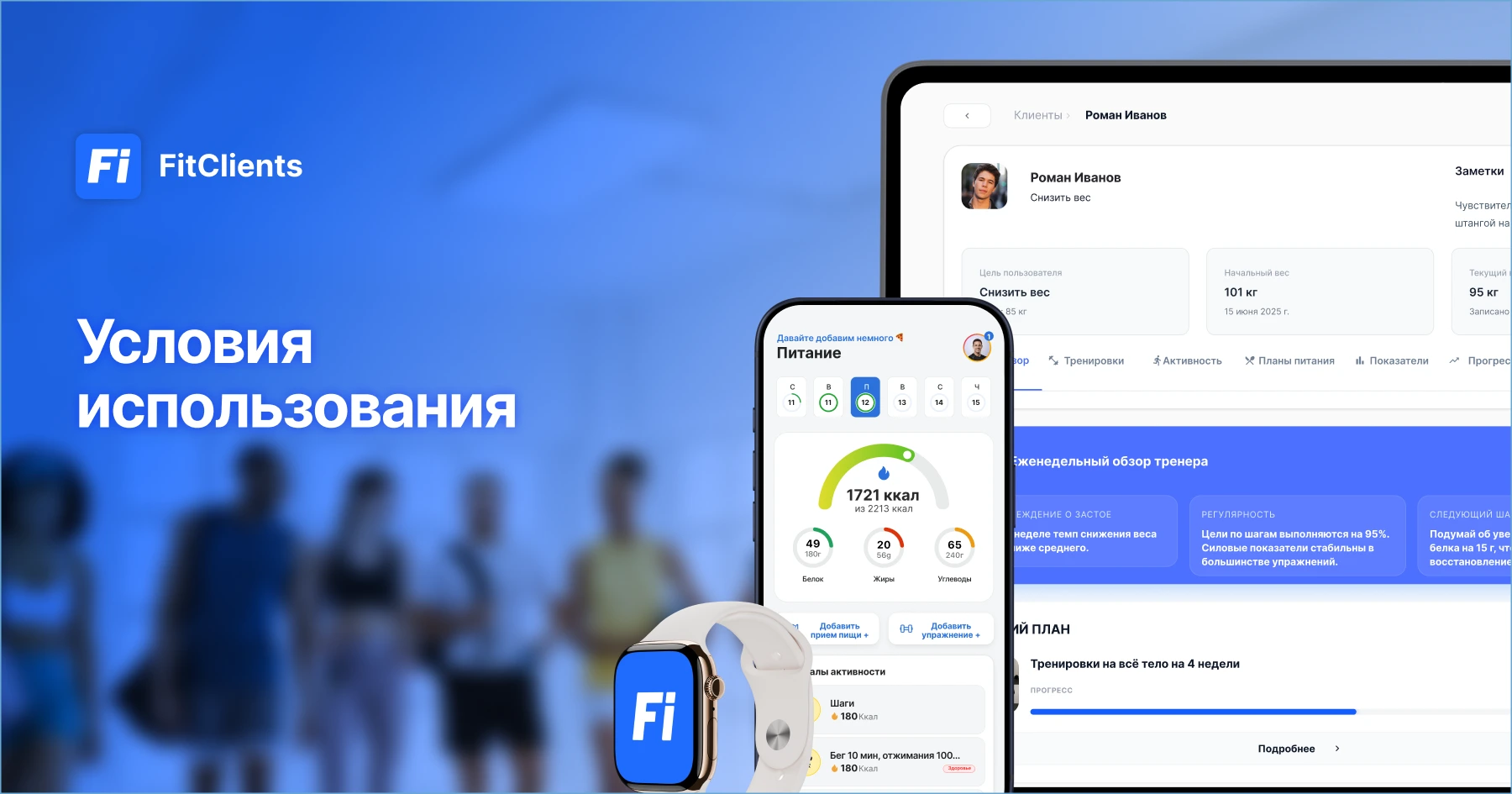 Условия использования