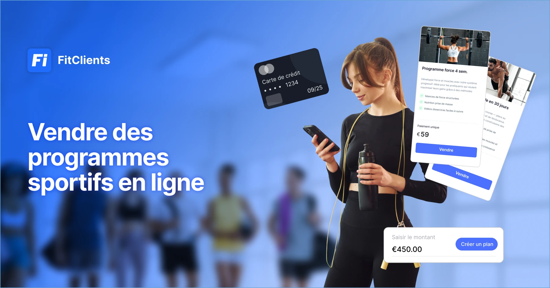 Vendre des programmes d'entraînement en ligne