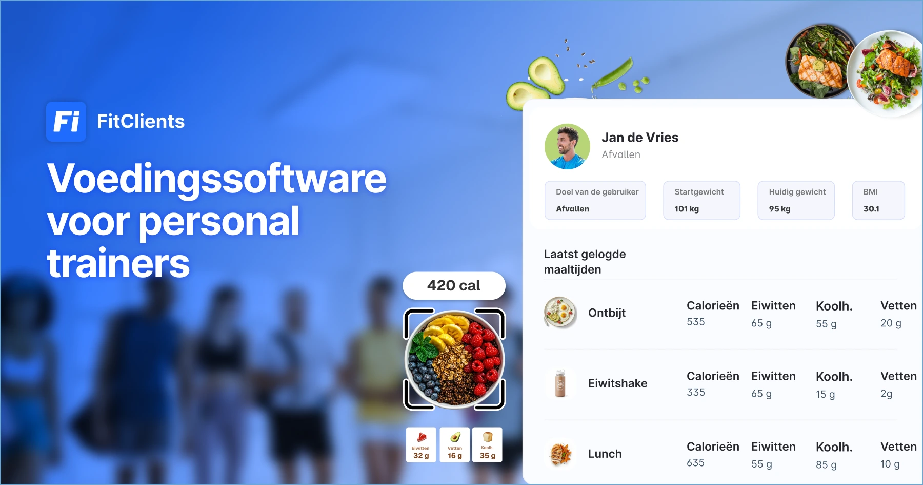 Voedingssoftware voor personal trainers