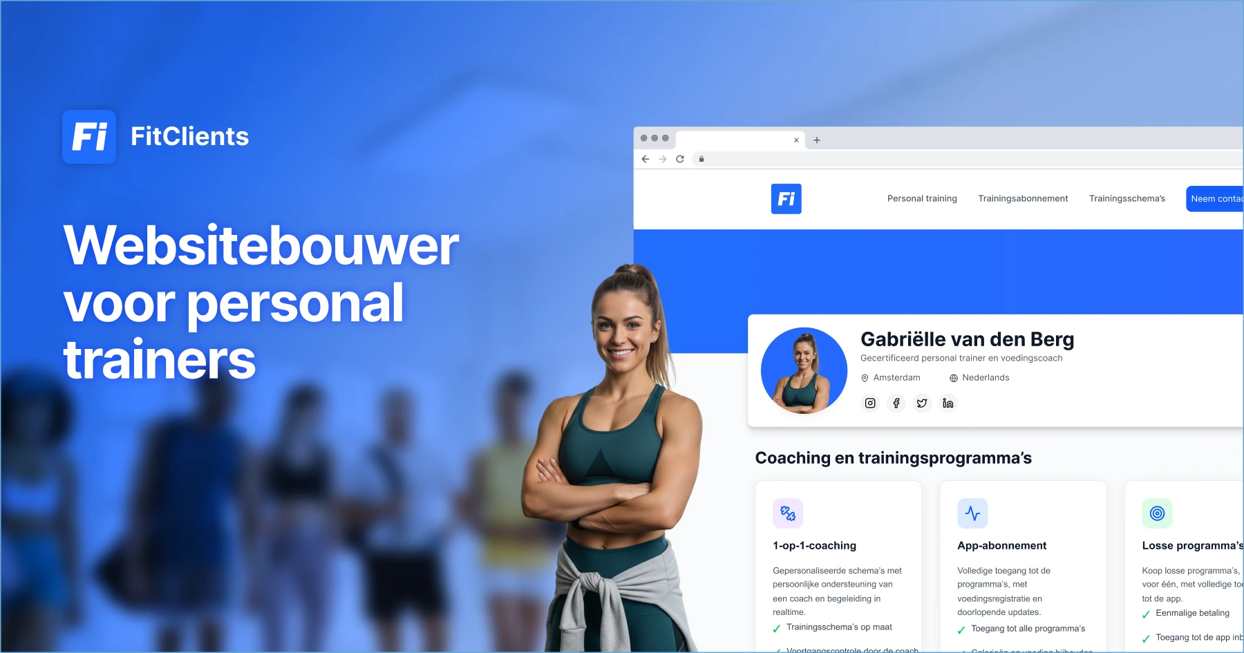 Websitebouwer voor personal trainers